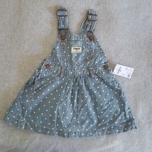 OshKosh toddler girl overall dress